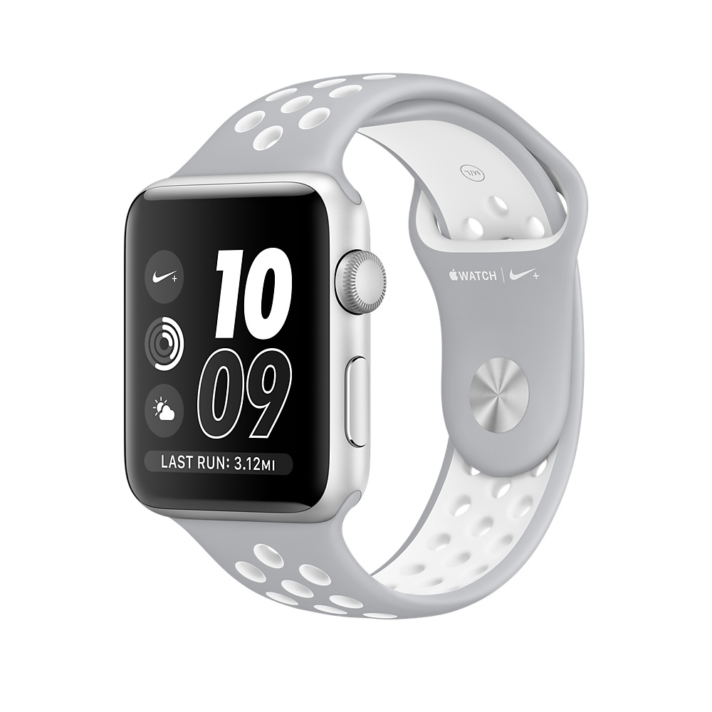 MNNQ2LL/A - $162 - Apple - Apple Watch Nike+ 38mm Silver Aluminum Case ...