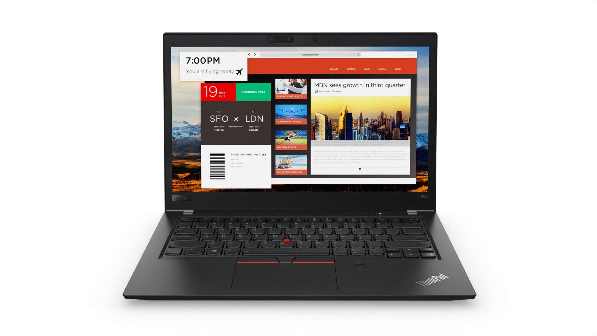 20L70028US - $742 - Lenovo ThinkPad T480s Core™ i7-8650U 1.9GHz