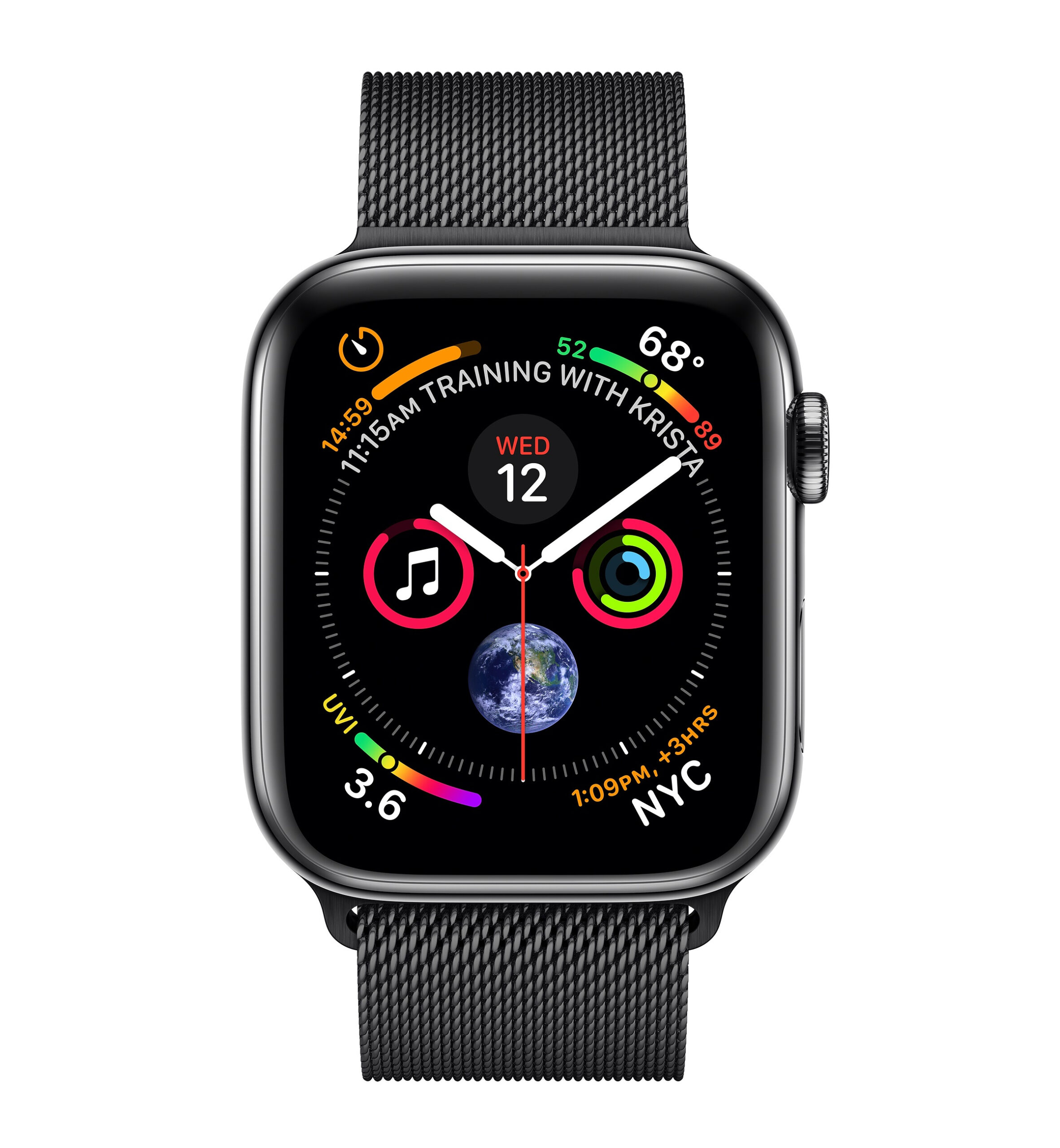 MTV62LL/A - $658 - Apple Watch Series 4 (GPS + Cellular, 44mm, Space Black Stainless Steel 