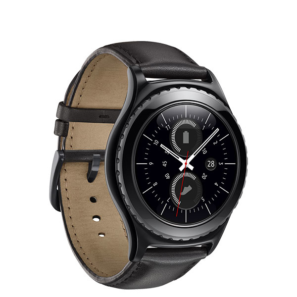 SM-R7320ZKAXAR - $99 - Samsung Gear S2 Classic Smartwatch BLACK