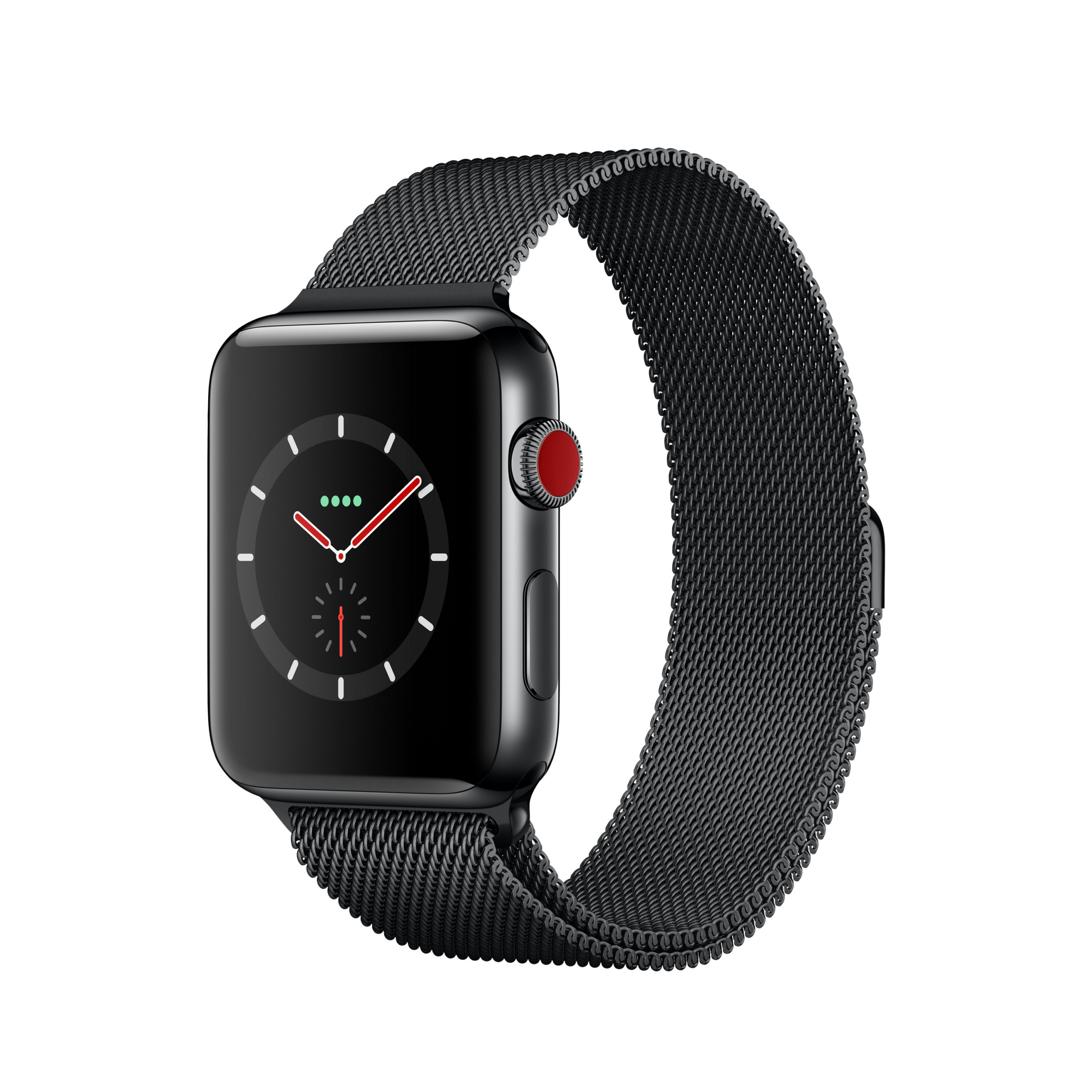 Apple watch series 3 42mm space black stainless steel sale