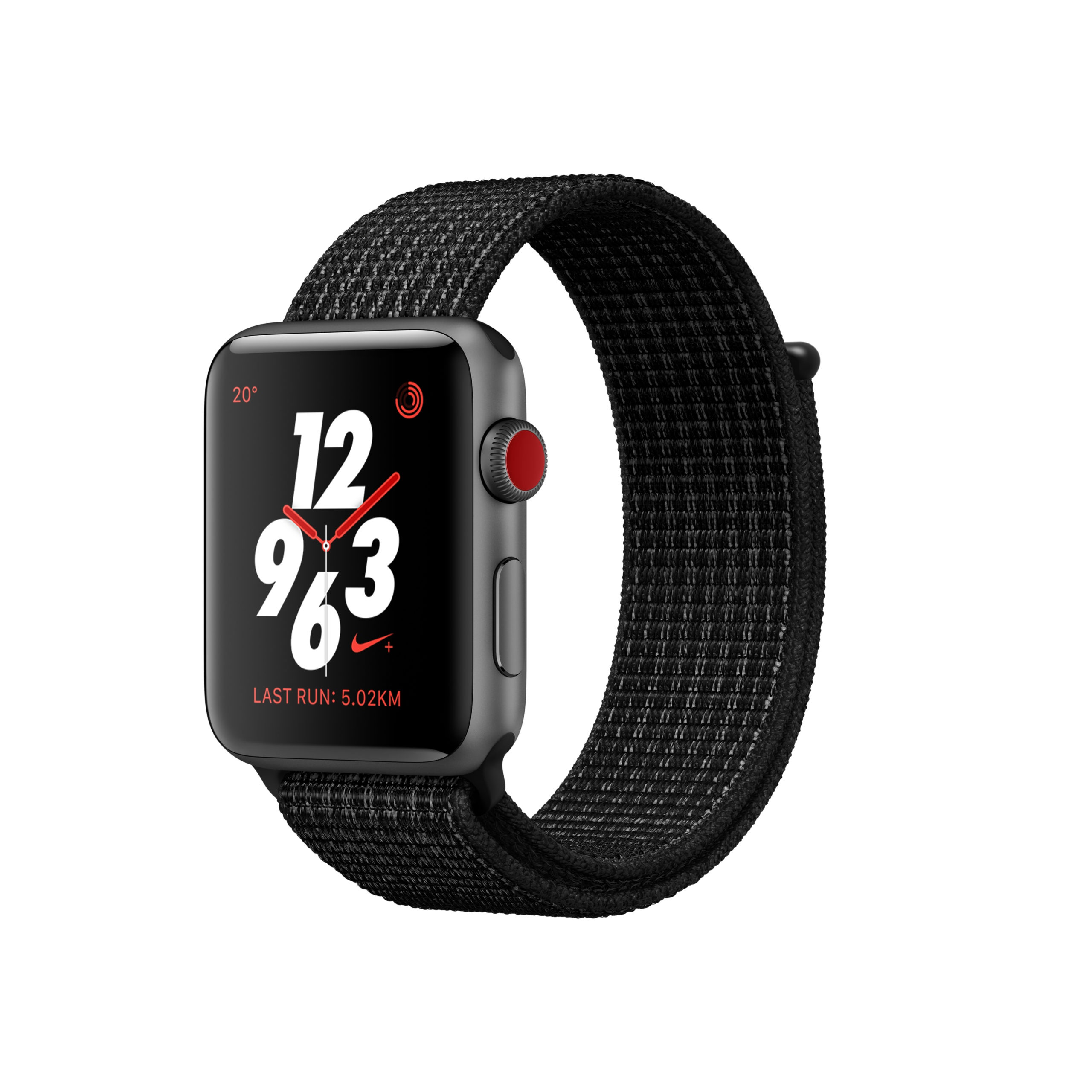 MQLF2LL/A - $180 - Apple Watch Nike+ Series 3 GPS + Cellular 42mm Space Gray Aluminum Case with 