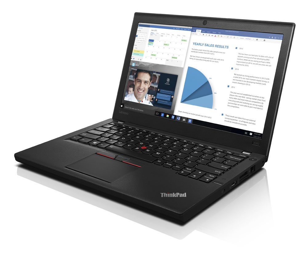 20F600AAUS - $637 - Lenovo ThinkPad X260 Core™ i5-6200U 2.3GHz 180GB SSD  8GB 12.5