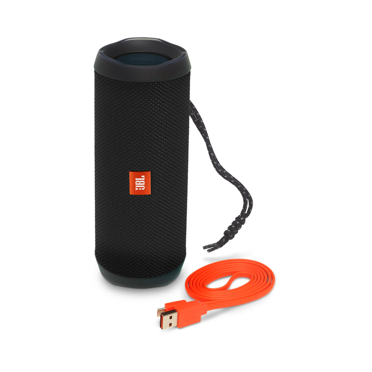 JBL Flip 4 Waterproof Portable Bluetooth Speaker BLACK - JBLFLIP4BLKAM-NOB