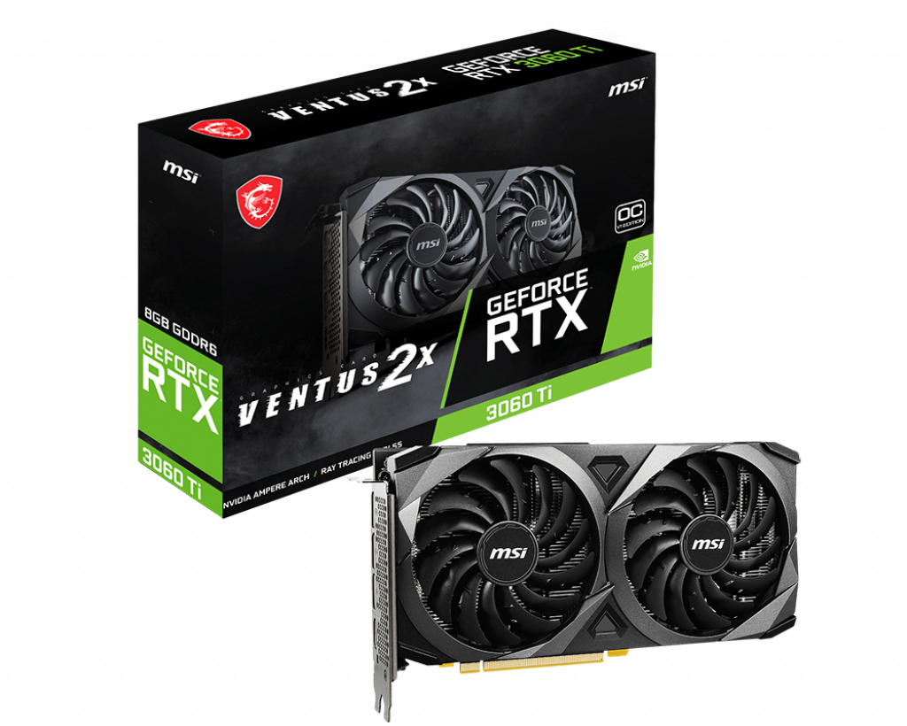 RTX 3060 TI VENTUS 2X 8G OCV1 LHR - $998 - MSI Gaming GeForce RTX 3060 ...