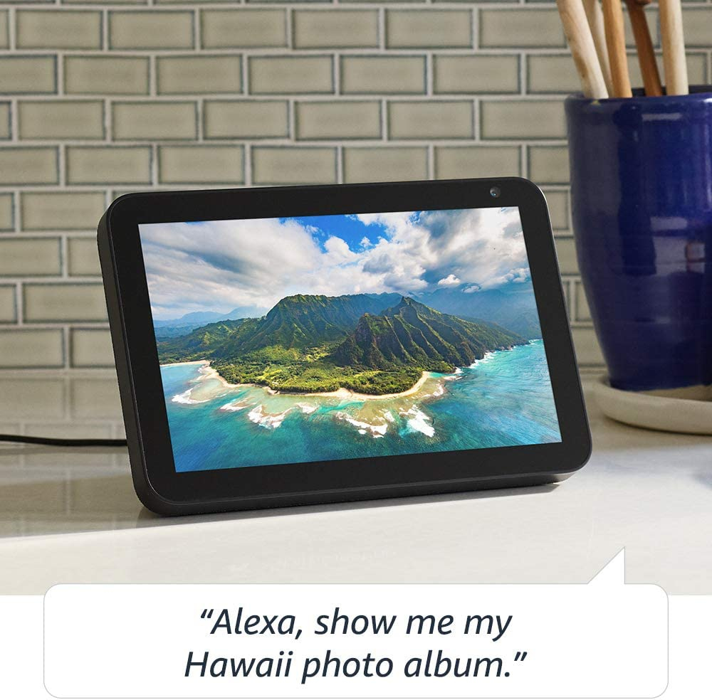 amazon echo show 8 2nd generation charcoal