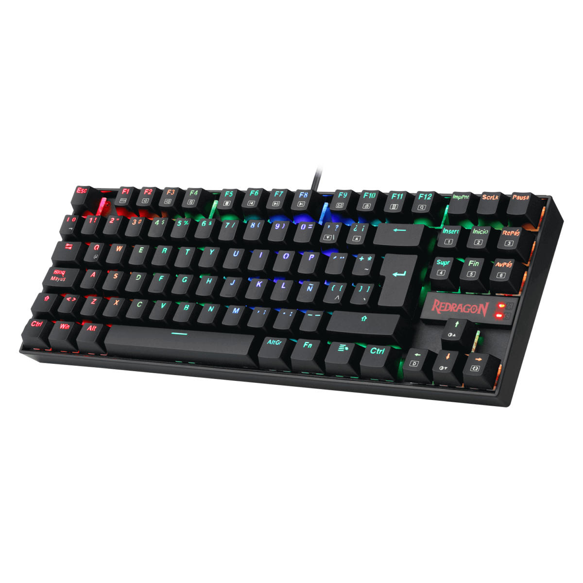 K552RGB-1R-SP - $53 - Redragon Kumara , Mechanical Keyboard, Rgb, Red ...