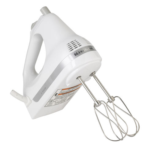 KitchenAid KHM512WH 5-Speed Hand Mixer - White