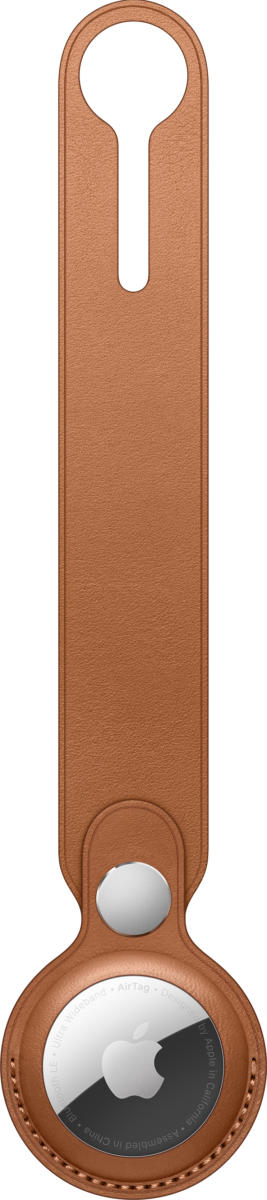 MX4A2ZM/A - $38 - Apple AirTag Leather Loop Saddle Brown. Securely ...