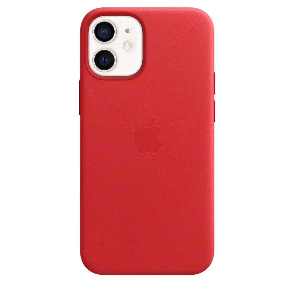 Apple iPhone 12 mini Leather Case w/ MagSafe - (PRODUCT)RED - MHK73ZM/A