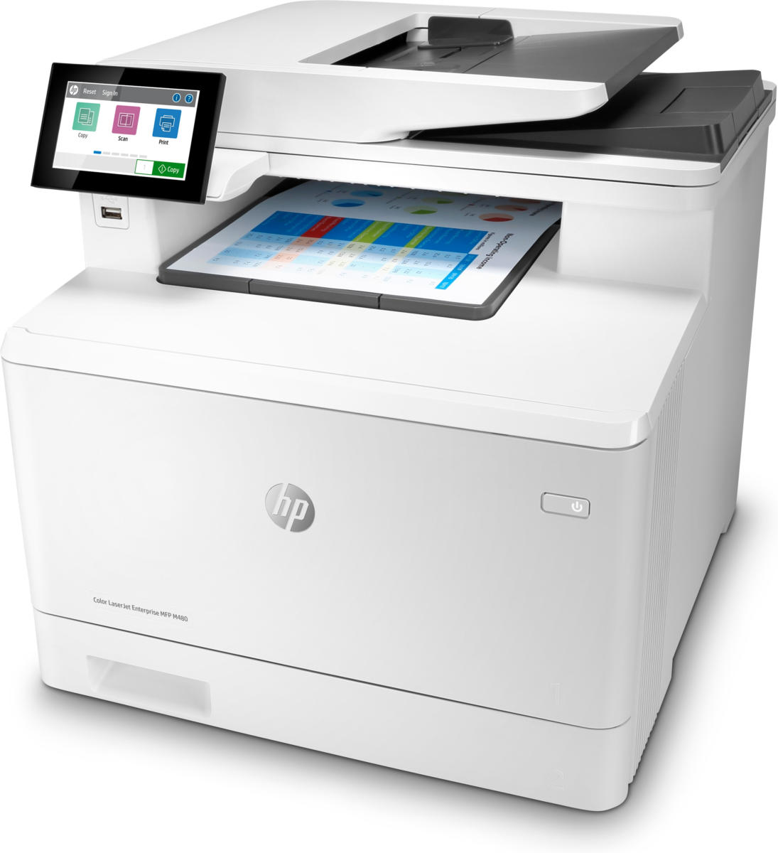 3QA55A - $584 - HP LaserJet Enterprise M480f Wireless Color Laser ...